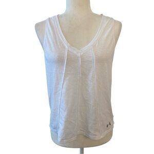 Vimmia Womens White V-Neck Blousen Tank Top